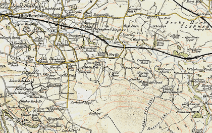 Old map of Buffet Hill in 1903-1904