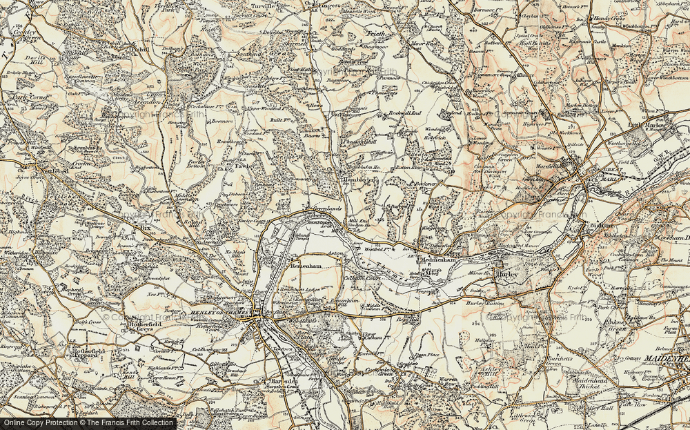 Old Map of Mill End, 1897-1909 in 1897-1909