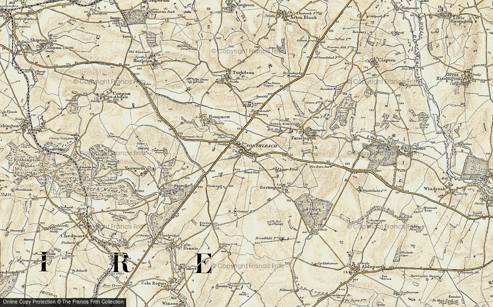 Old Map of Mill End, 1898-1899 in 1898-1899