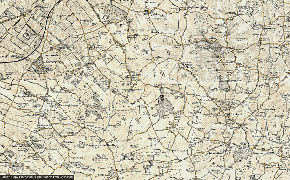 Old Map of Mill End, 1899-1901 in 1899-1901