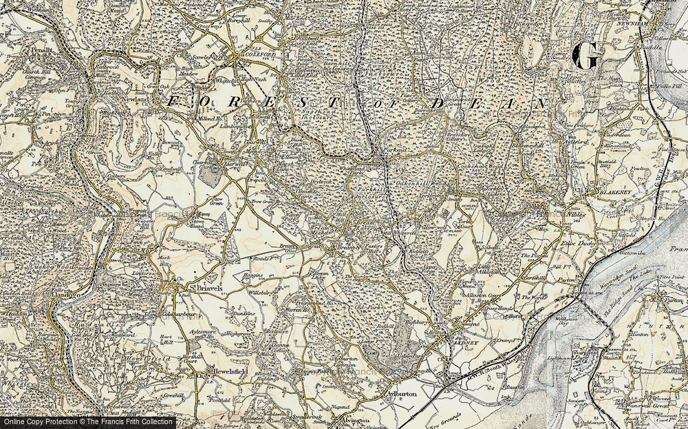 Old Map of Mill Hill, 1899-1900 in 1899-1900