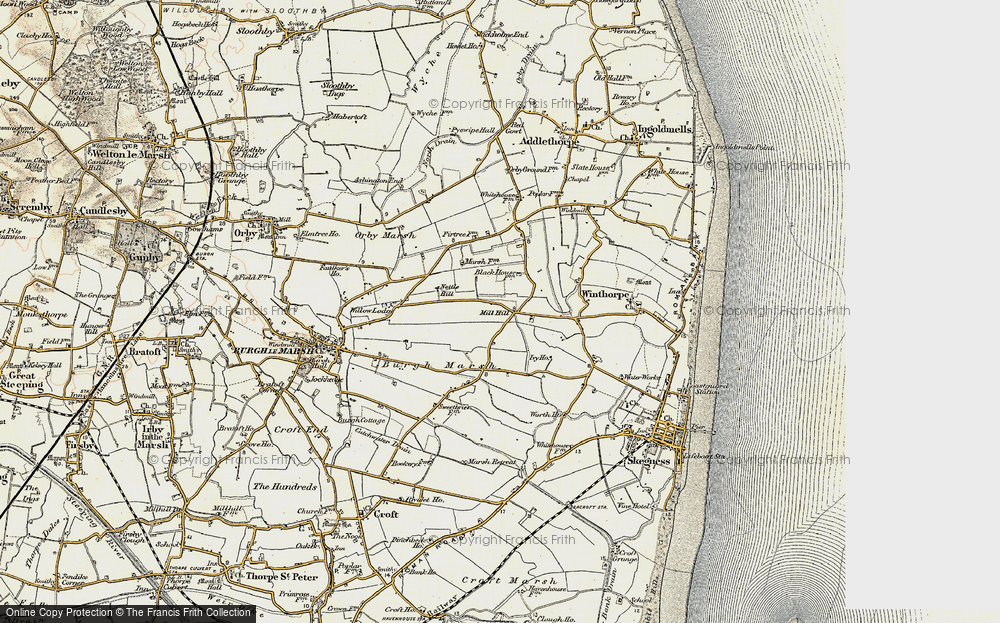 Old Map of Mill Hill, 1901-1903 in 1901-1903