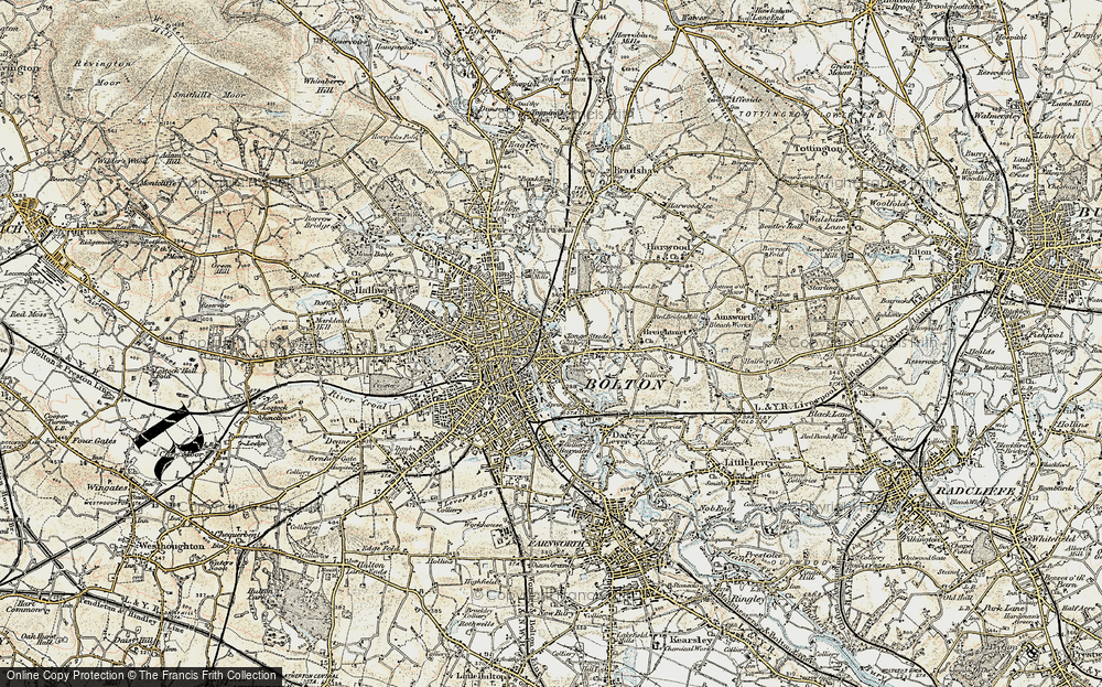 Old Map of Mill Hill, 1903 in 1903