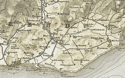 Old map of Eden in 1905