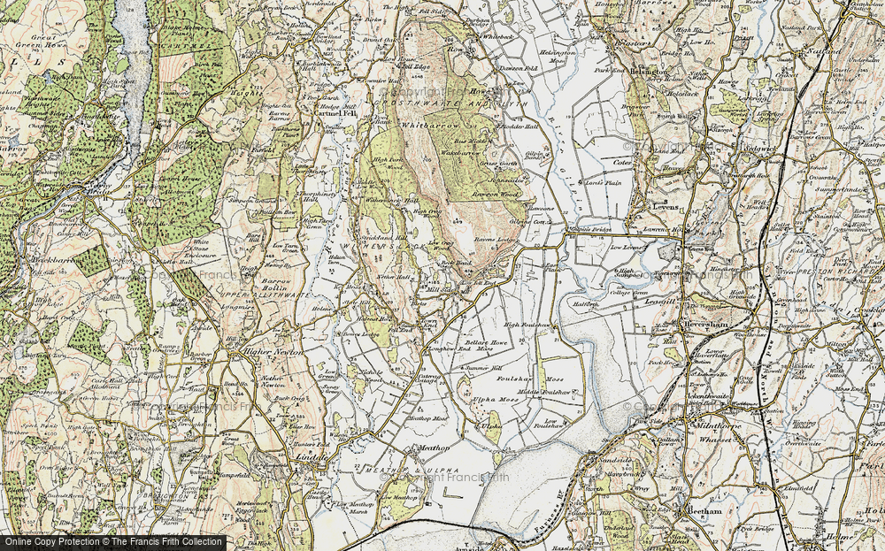 Old Map of Mill Side, 1903-1904 in 1903-1904