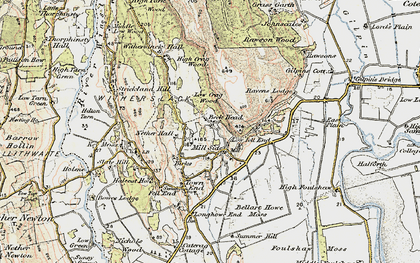 Old map of Mill Side in 1903-1904