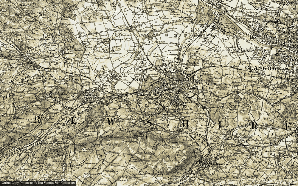 Old Map of Millarston, 1905-1906 in 1905-1906
