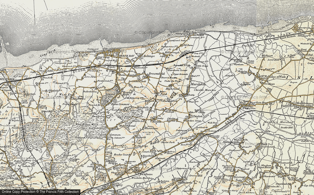 Old Map of Millbank, 1898-1899 in 1898-1899