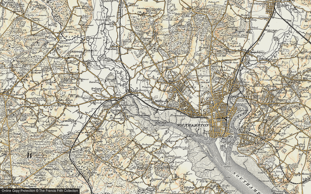 Old Map of Millbrook, 1897-1909 in 1897-1909