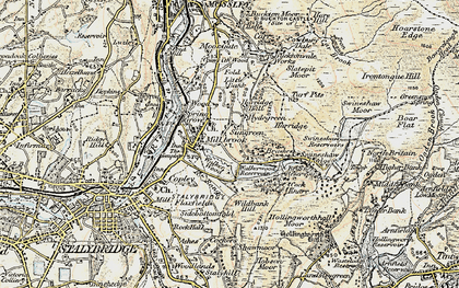 Old map of Harridge in 1903