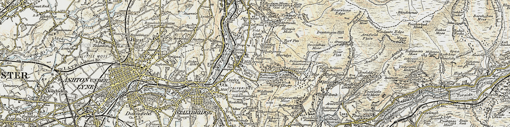 Old map of Millbrook in 1903