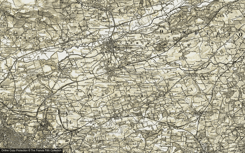 Old Map of Millersneuk, 1904-1905 in 1904-1905