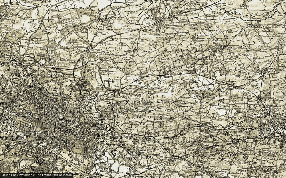 Old Map of Millerston, 1904-1905 in 1904-1905