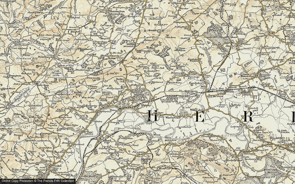 Old Map of Millhalf, 1900-1902 in 1900-1902