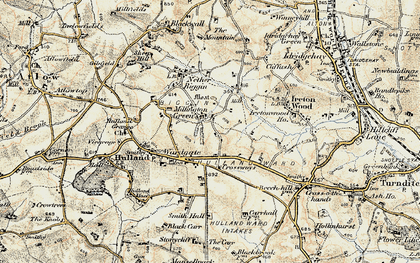 Old map of Crossways Fm in 1902