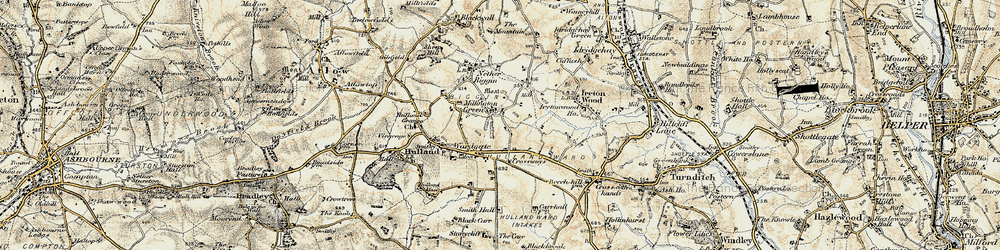 Old map of Crossways Fm in 1902