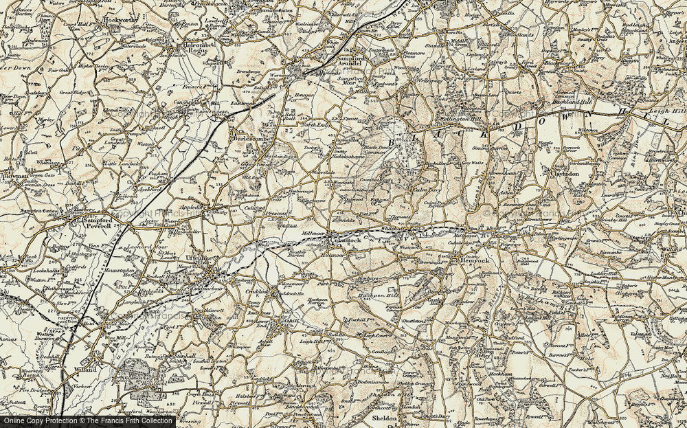 Old Map of Millmoor, 1898-1900 in 1898-1900