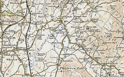 Old map of Millness in 1903-1904