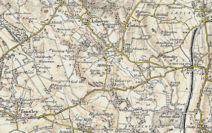 Old map of Milltown in 1902-1903