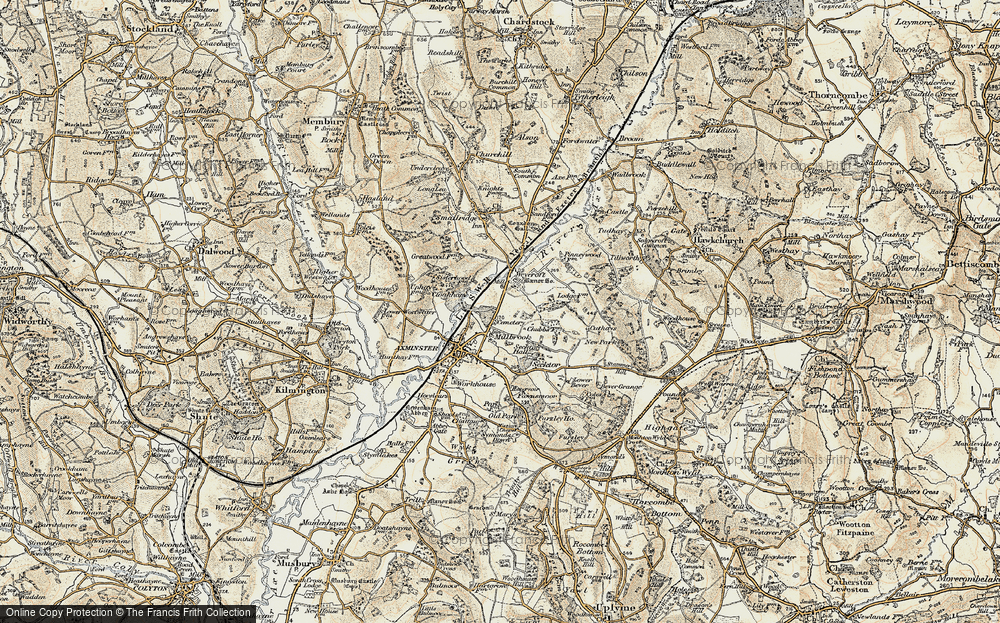 Old Map of Millwey Rise, 1898-1899 in 1898-1899