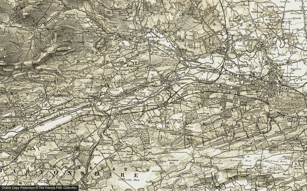 Old Map of Milnquarter, 1904-1907 in 1904-1907