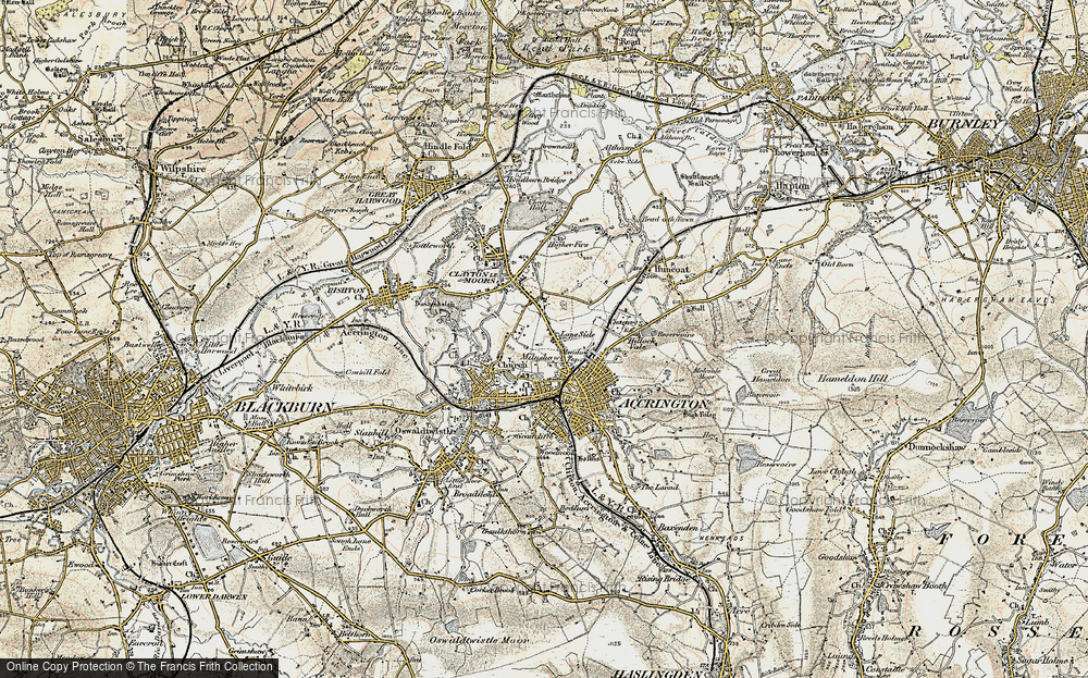 Old Map of Milnshaw, 1903 in 1903