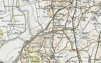 Old map of Milnthorpe in 1903-1904