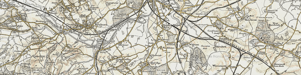 Old map of Milnthorpe in 1903
