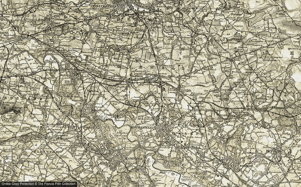 Old Map of Milnwood, 1904-1905 in 1904-1905