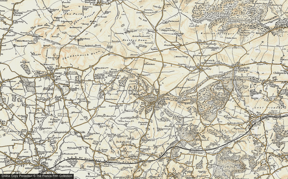 Old Map of Milton, 1897-1899 in 1897-1899