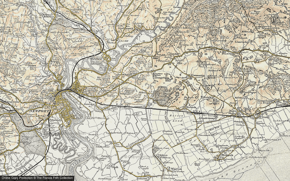 Old Map of Milton, 1899-1900 in 1899-1900