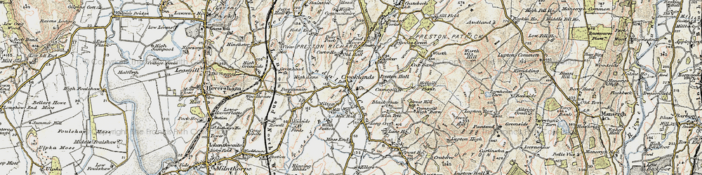 Old map of Milton in 1903-1904