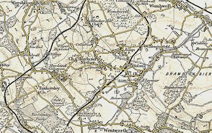 Old map of Milton in 1903