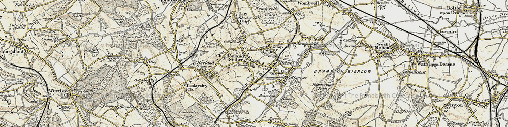 Old map of Milton in 1903