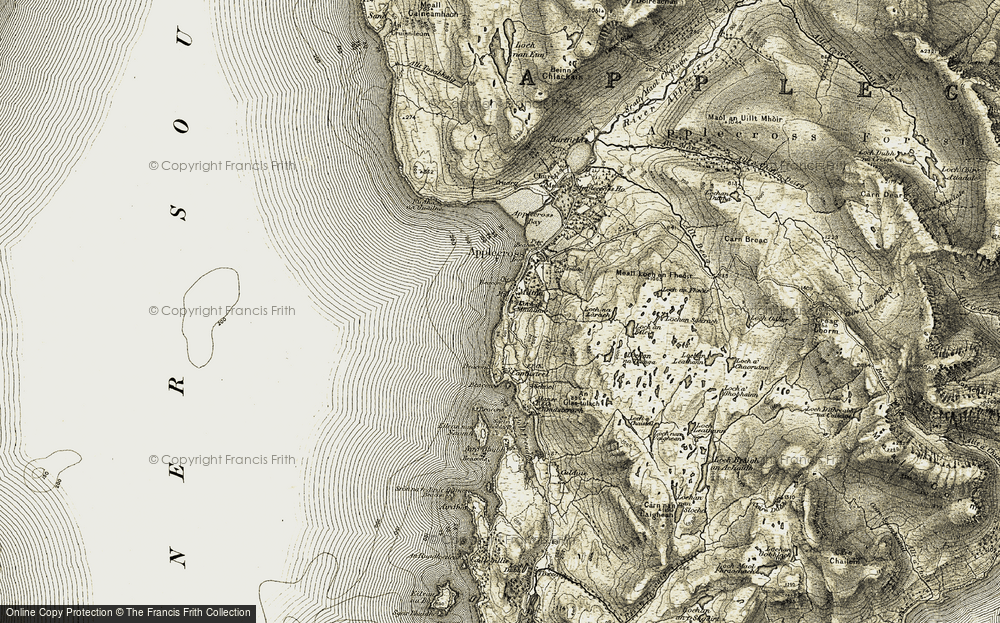 Old Map of Milton, 1908-1909 in 1908-1909