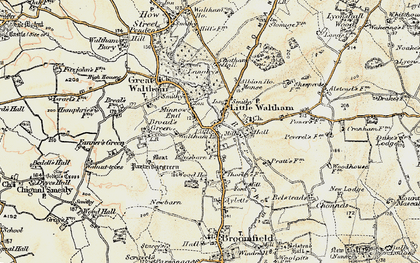 Old map of Minnow End in 1898