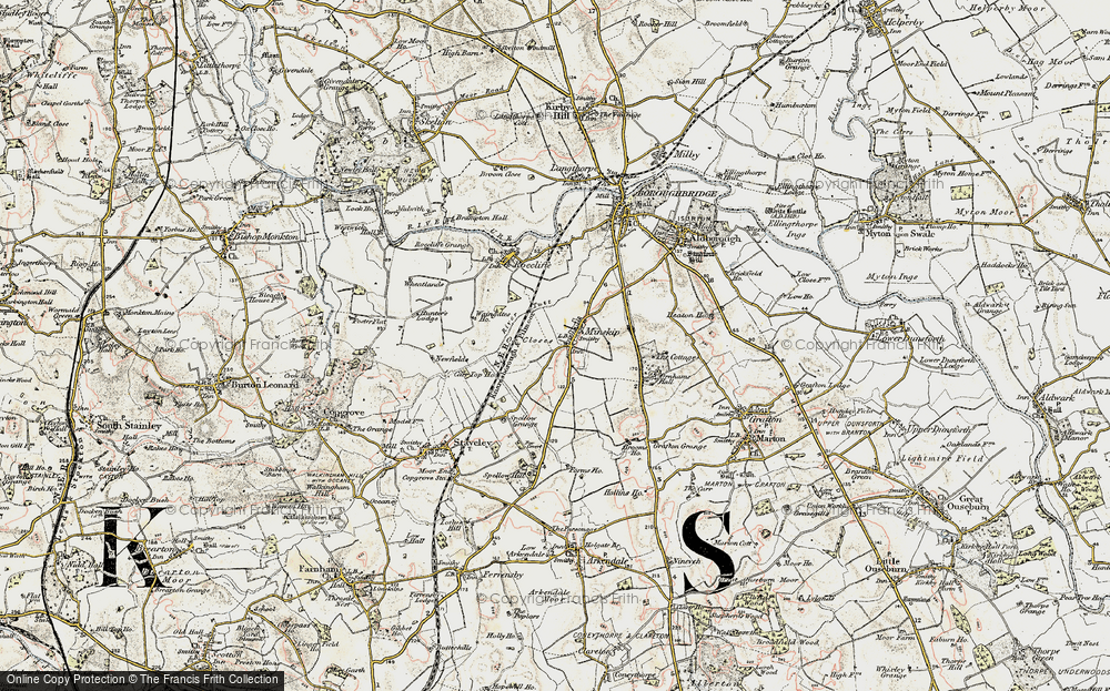 Old Map of Minskip, 1903-1904 in 1903-1904