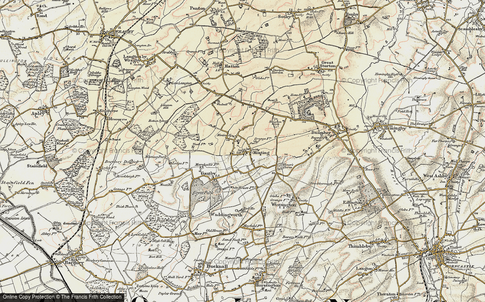 Old Map of Minting, 1902-1903 in 1902-1903