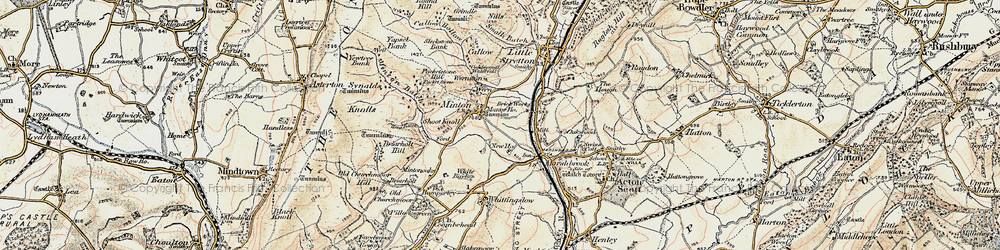 Old map of Oakwood in 1902-1903