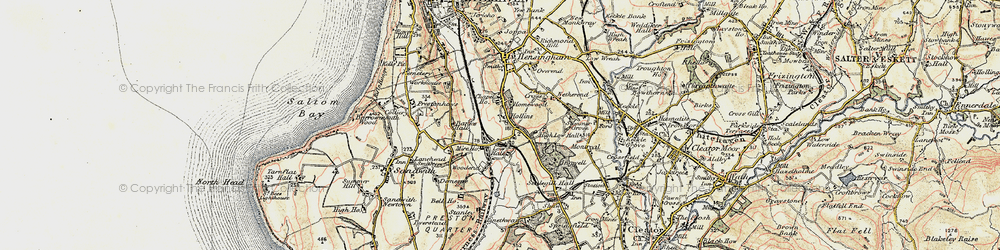 Old map of Mirehouse in 1901-1904