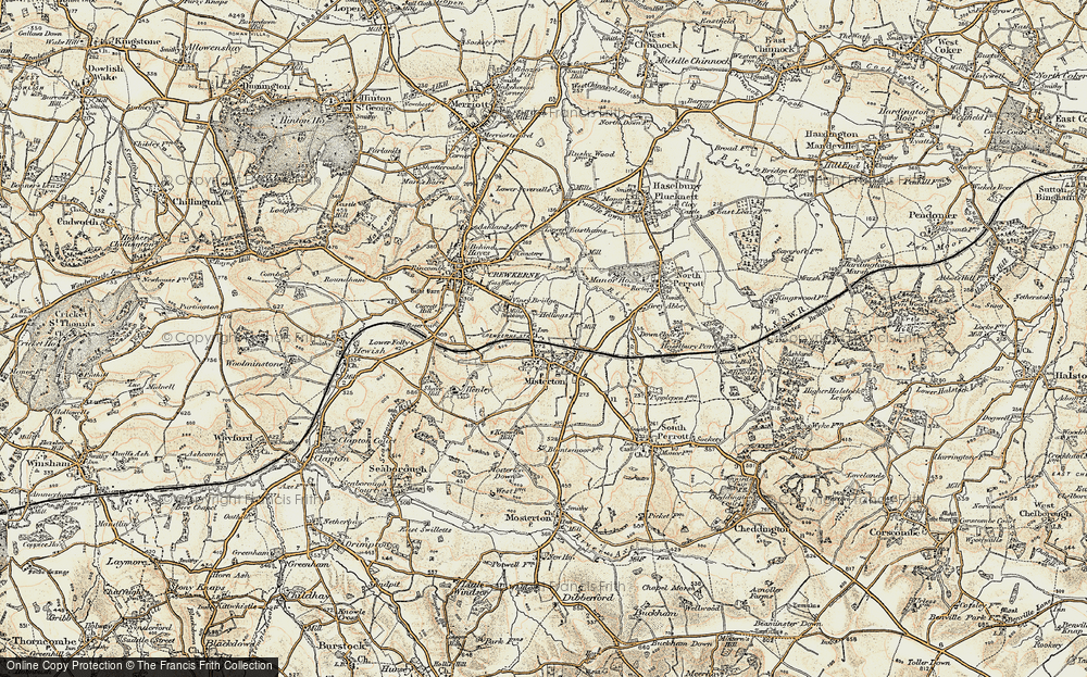 Old Map of Misterton, 1898-1899 in 1898-1899