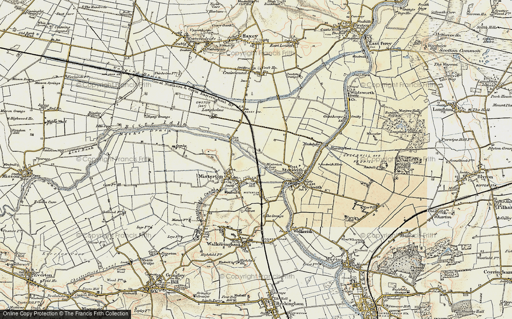 Old Map of Misterton Soss, 1903 in 1903