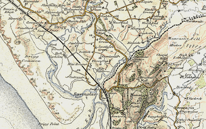Old map of Mite Houses in 1903-1904