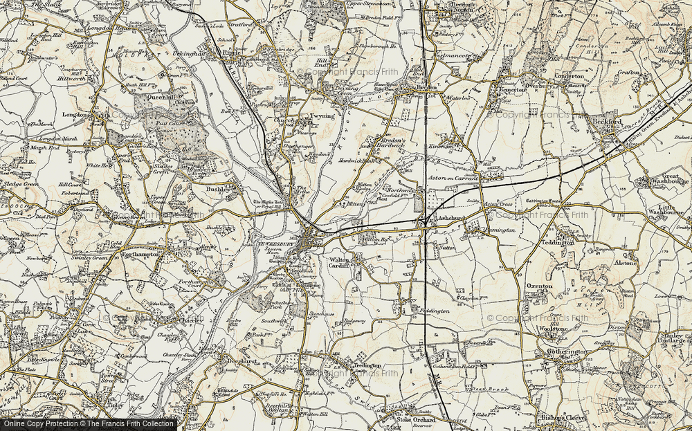 Old Map of Mitton, 1899-1900 in 1899-1900