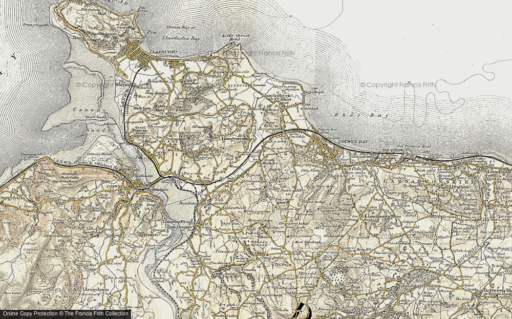 Old Map of Mochdre, 1902-1903 in 1902-1903