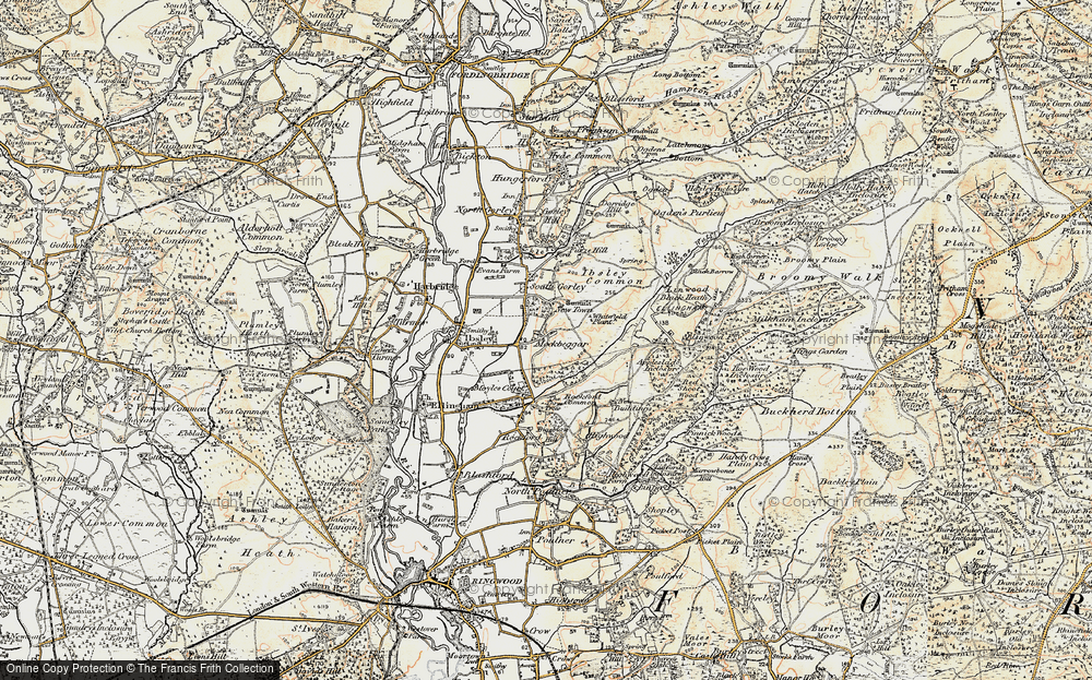 Old Map of Mockbeggar, 1897-1909 in 1897-1909