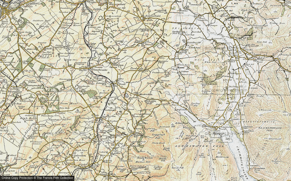 Old Map of Mockerkin, 1901-1904 in 1901-1904