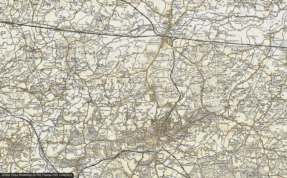 Old Map of Modest Corner, 1897-1898 in 1897-1898