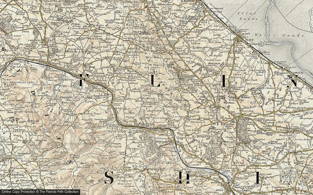 Old Map of Moel-y-crio, 1902-1903 in 1902-1903