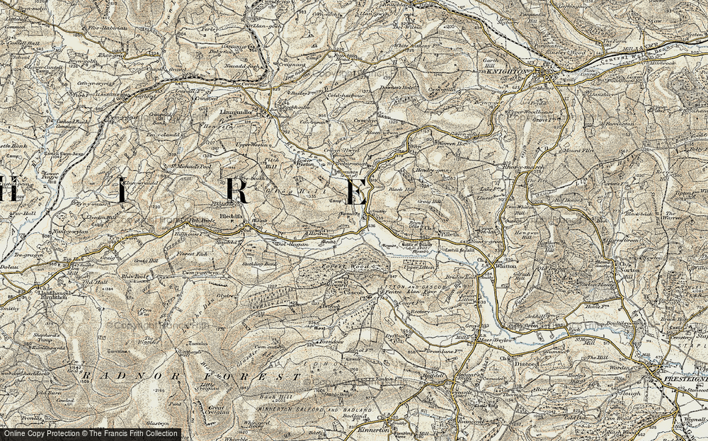 Old Map of Monaughty, 1901-1903 in 1901-1903